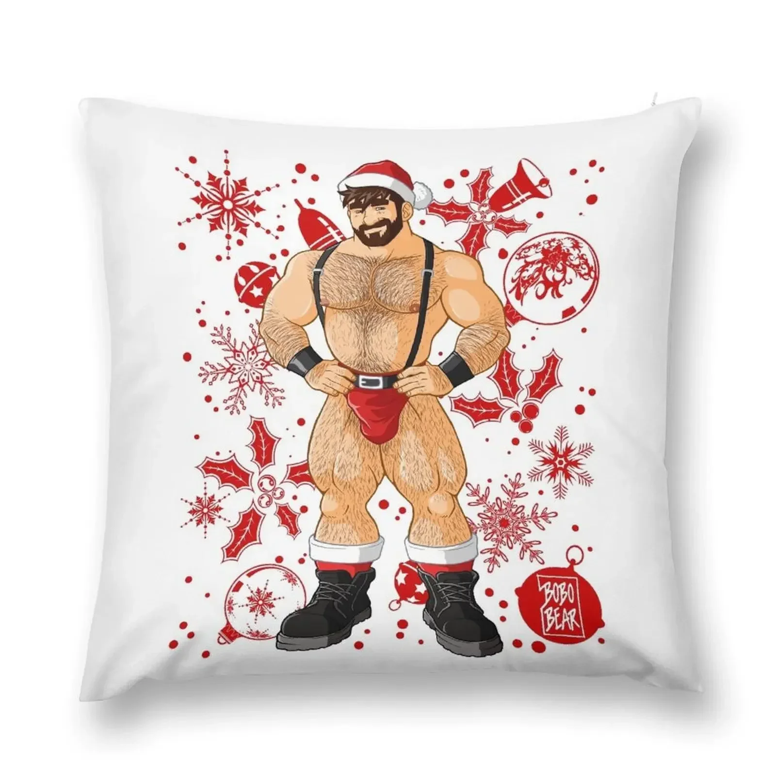 

ADAM LIKES SANTA - RED XMAS Throw Pillow Cushions For Children luxury sofa pillows pillow