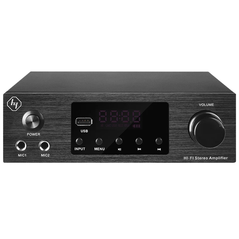 100 Watt Mini Professional Powered 2.1 Channel Stereo Amplifier For 5.0 Aluminium Alloy For Multi-function Record Home