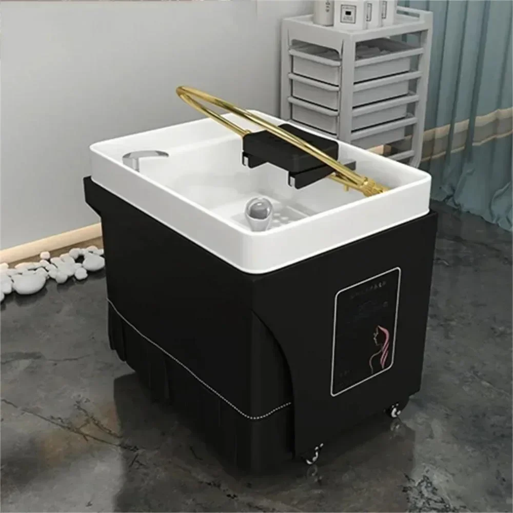 Head Spa Shampoo Bed Head Spa Stylist Sink Steam Water Circulation Chair Hair Salon Equipment Lavacabezas Commercial Furniture