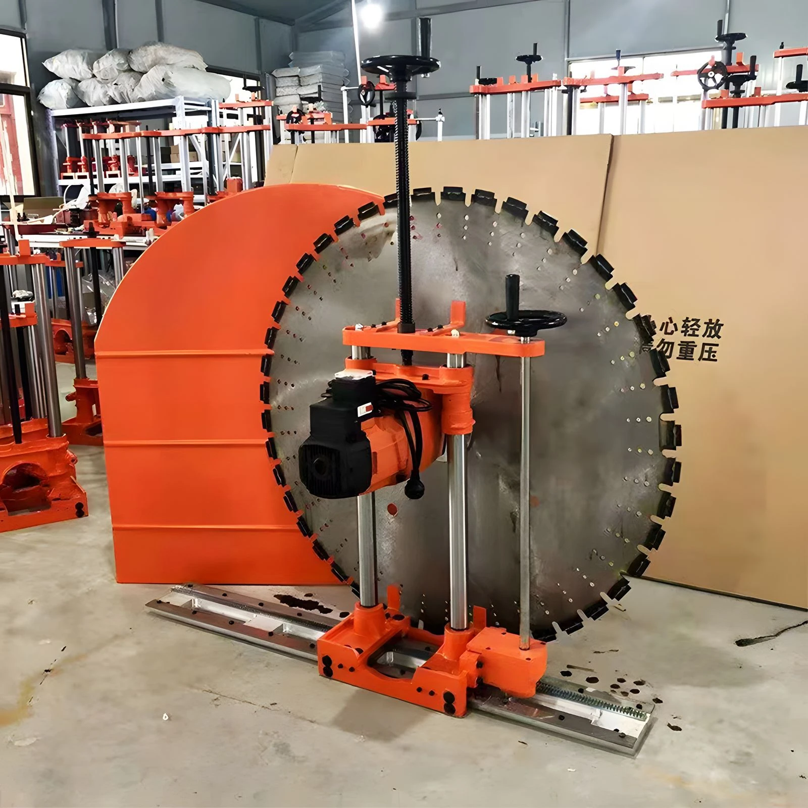 Hydraulic Concrete Wall Saw Machine Diamond Blade Electric Wall Cutter For Sale For Structural Wall Modification 