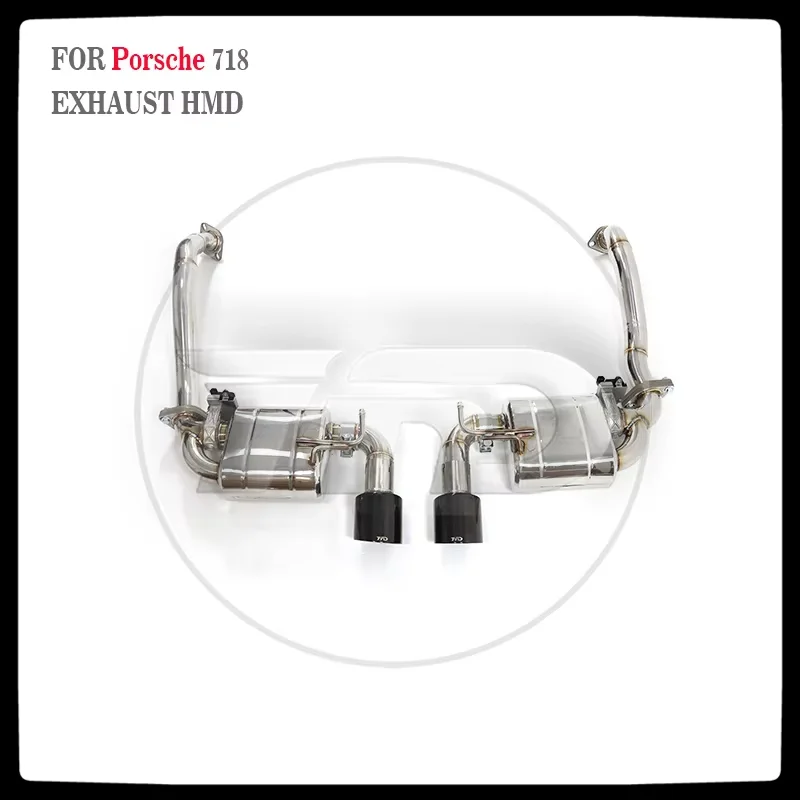 

HMD Exhaust Catback For Porsche 718 982 Model Car Accessories With Valve remote control