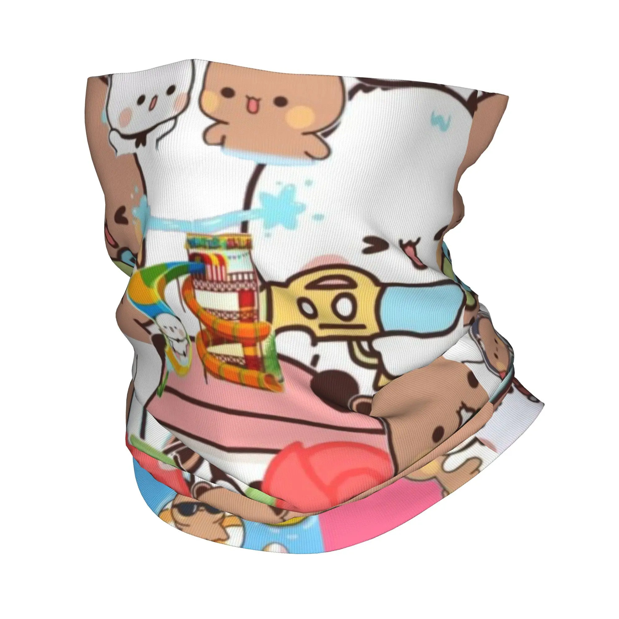 Custom Lovely Bubu Dudu Bandana Neck Warmer Men Women Winter Ski Tube Scarf Gaiter  Face Cover
