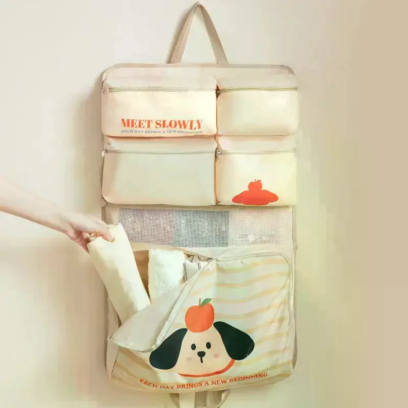 

Подвесная дорожная сумка для хранения 6 в 1, складной органайзер для багажа большой емкости, портативная влагостойкая многофункциональная сумка