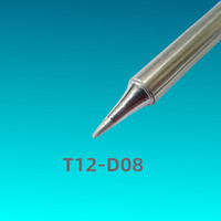 QUICKO T12-D08 Soldering Iron Tips with Excellent Quality T12 Series Iron Tip For FX951 STC AND STM32 OLED Soldering station 7s