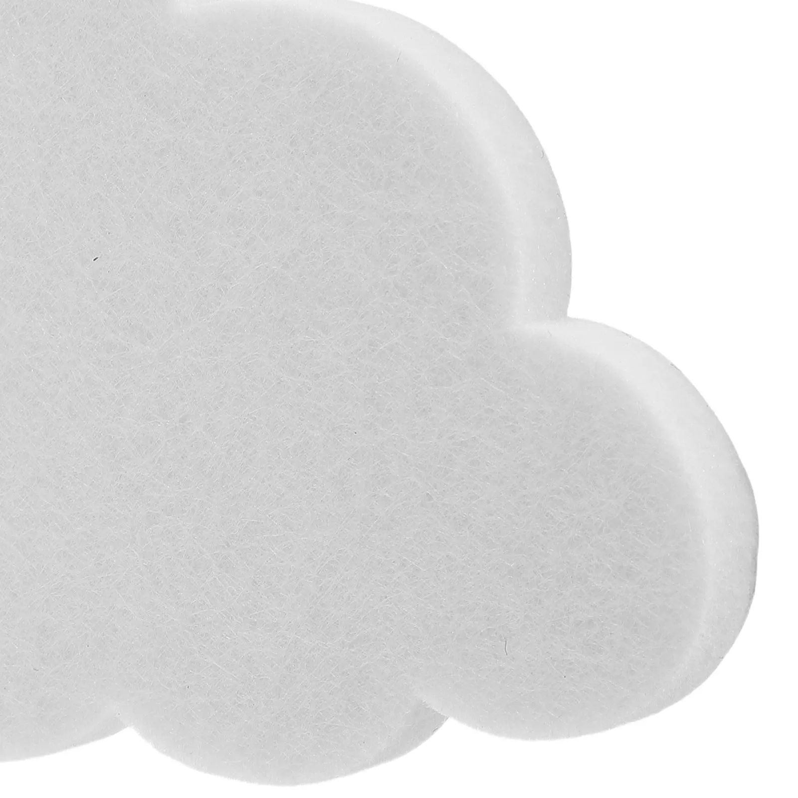 1Set Cloud Felt Wall Panel Self Adhesive Pin Board Nursery Bedroom Office Classroom Wall Memo Notice Display Notice Board