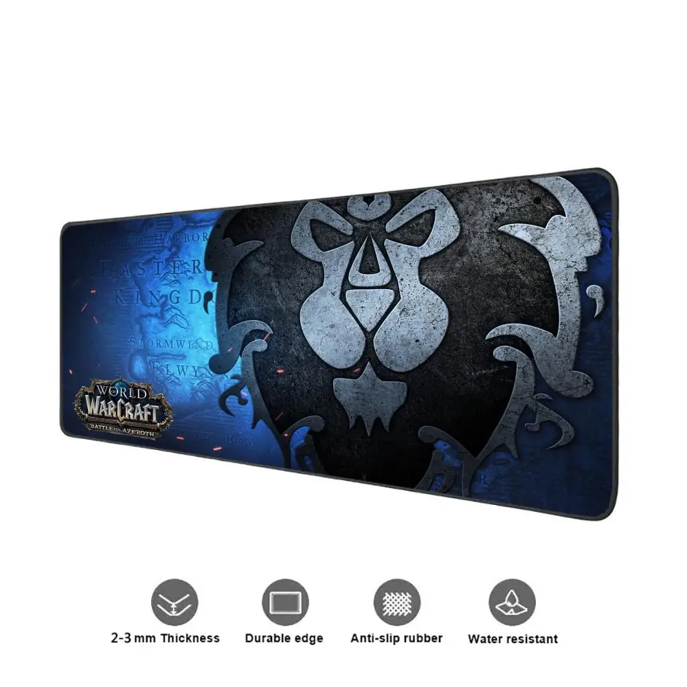 World of Warcraft Mouse Pad Mouse Pad Extended Gaming Keyboard Mats Large 90x40cm XXL Gamer Mousepad