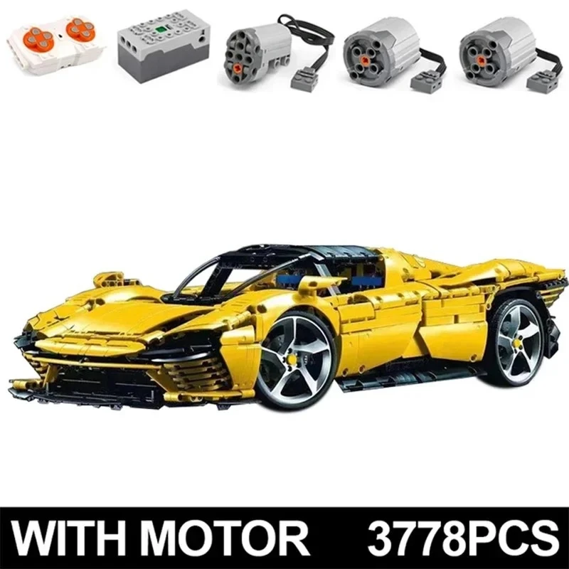 MOC Limited Edition Voertuig Bouwstenen Supercar Compatibel 42143 Uniek Model Bakstenen Montage DIY Speelgoed Kinderen Kerstcadeaus