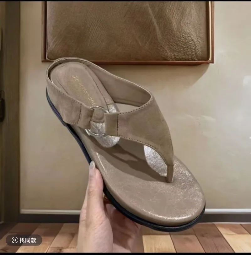 

Женские шлепанцы на танкетке с застежкой на носок, летние удобные женские шлепанцы на платформе для квартиры, женские шлепанцы, женские шлепанцы Zapato