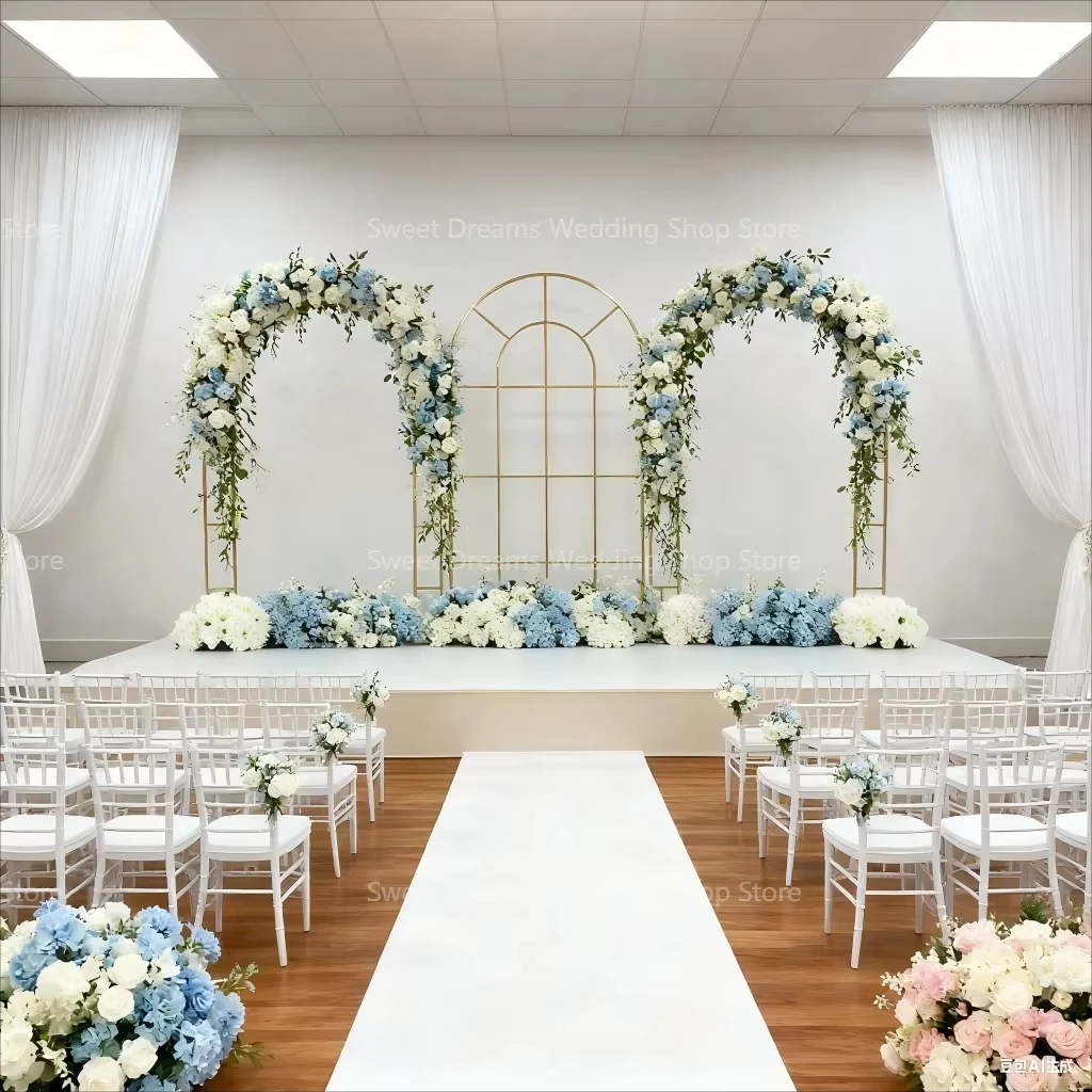 1-3 Stück Hochzeitskulissen: Bühnenbogen, Hintergrundgitter, neue Hochzeitsdekorationen, schmiedeeiserner Kombinationsbogen – Detail 6