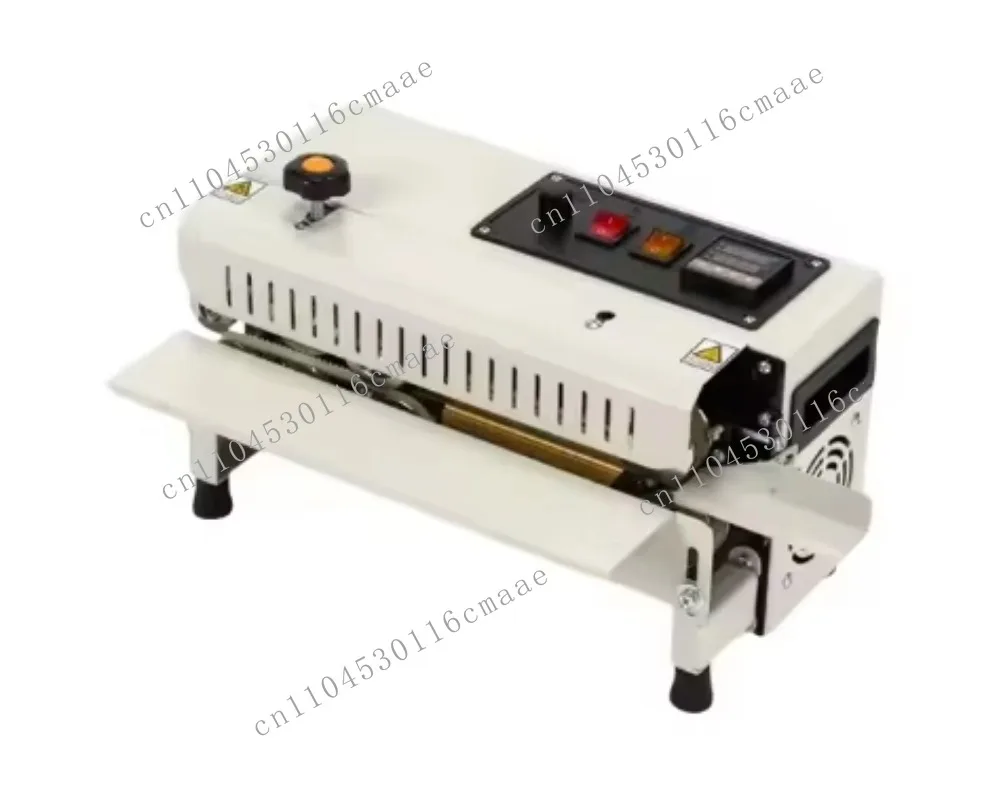 FR-400 Hot Sale High Speed Semi-automatic Continuous Plastic Horizontal Aluminum Food Foil Heat Pouch Packing Sealing Machine