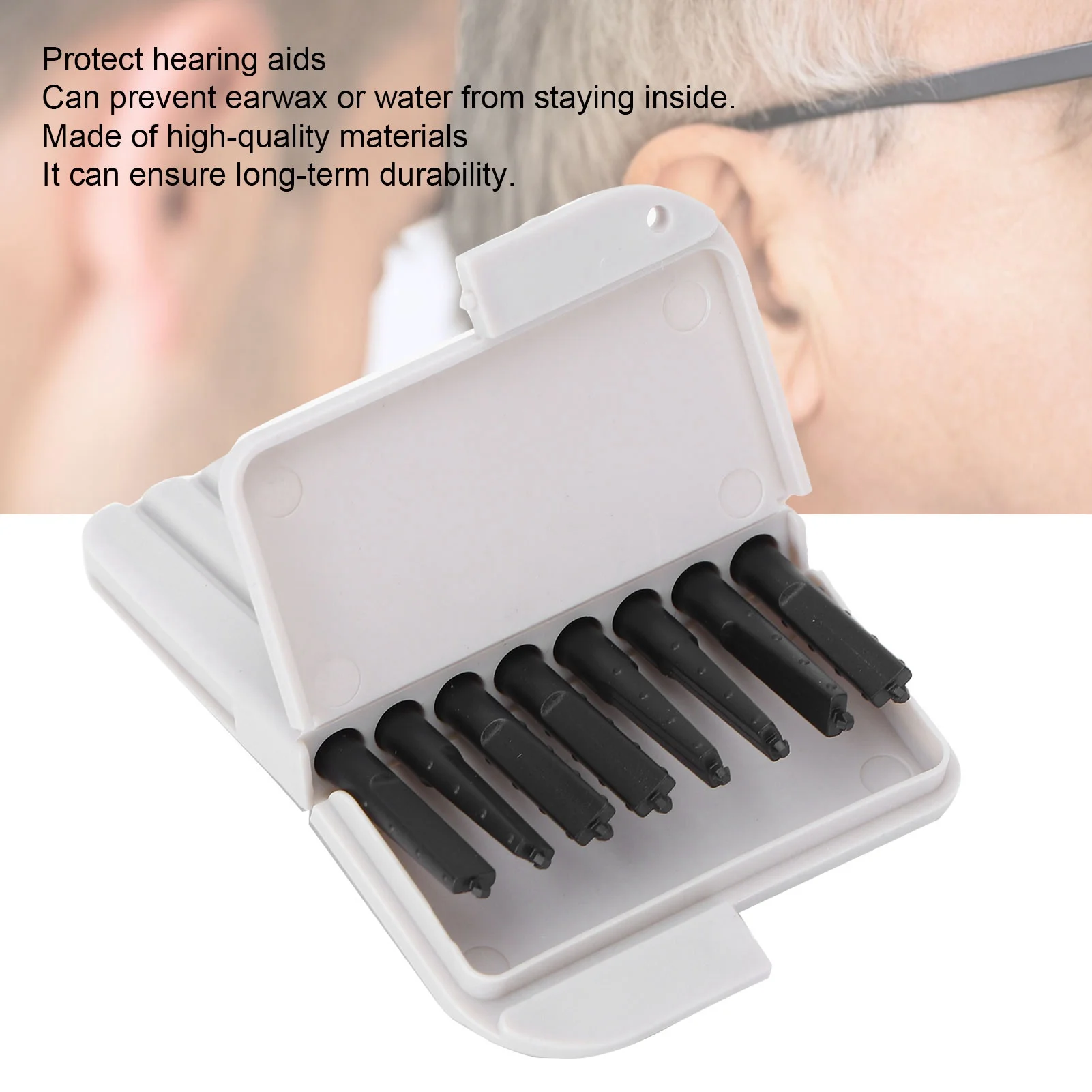 /Box 1.2mm Hearing Aid  Earwax Guards Filters Hearing Assistance Accessory Hearing Aid Earwax Guard