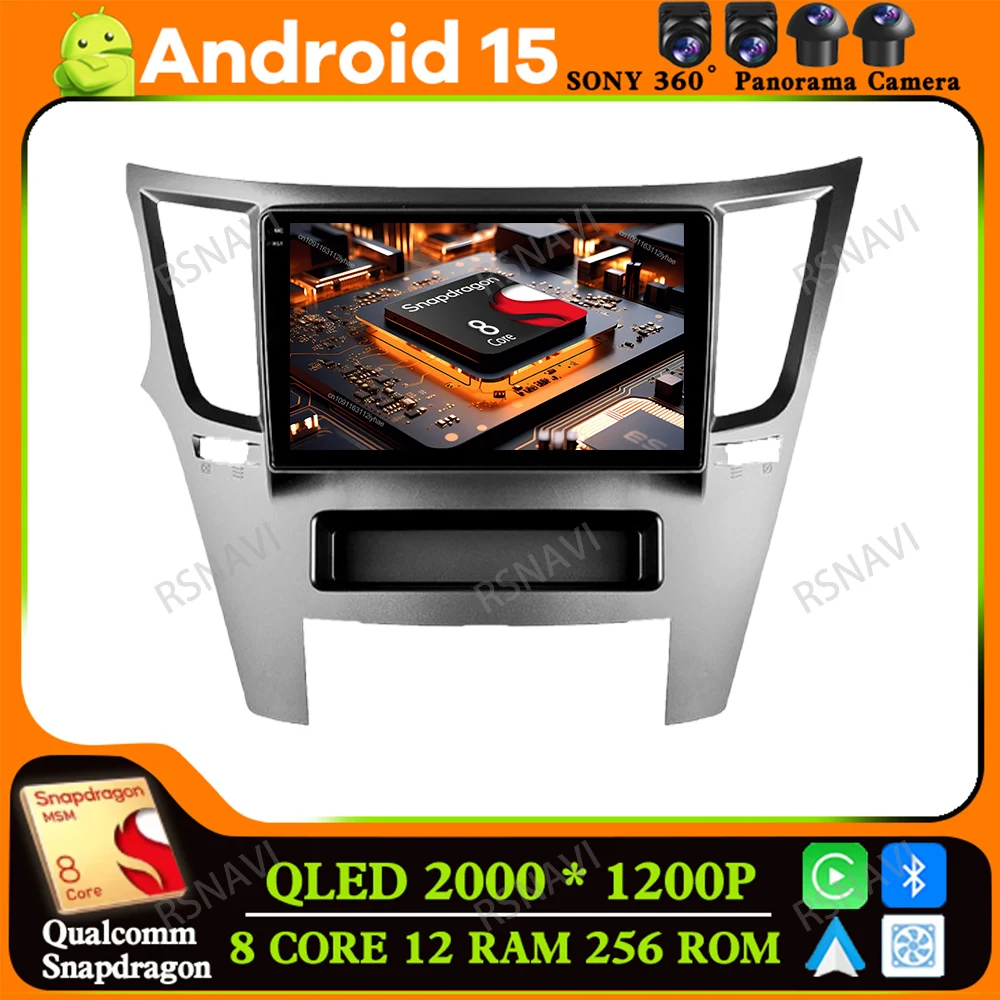 

Автомобильный радиоприемник Android 15 для Subaru Outback 4 Legacy 5 2009-2014 LHD RHD Tesla Model Y Аксессуары 2025 Passat B5 360 Камера DVD RDS