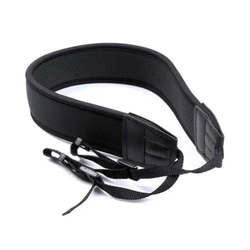 

A9BD Universal SLR Camera Shoulder Belt Adjustable Neck Strap High Elastic Foam Belt 22.05in Total Length Sling Strap