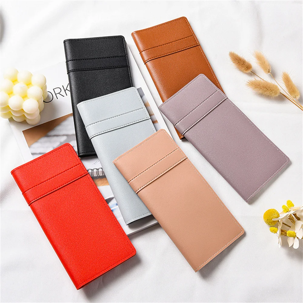 Creative Envelope Wallet Simple Fashionable Ultra-Thin Long Coin Purse Multiple Card Holder PU Leather Women Money Bag New