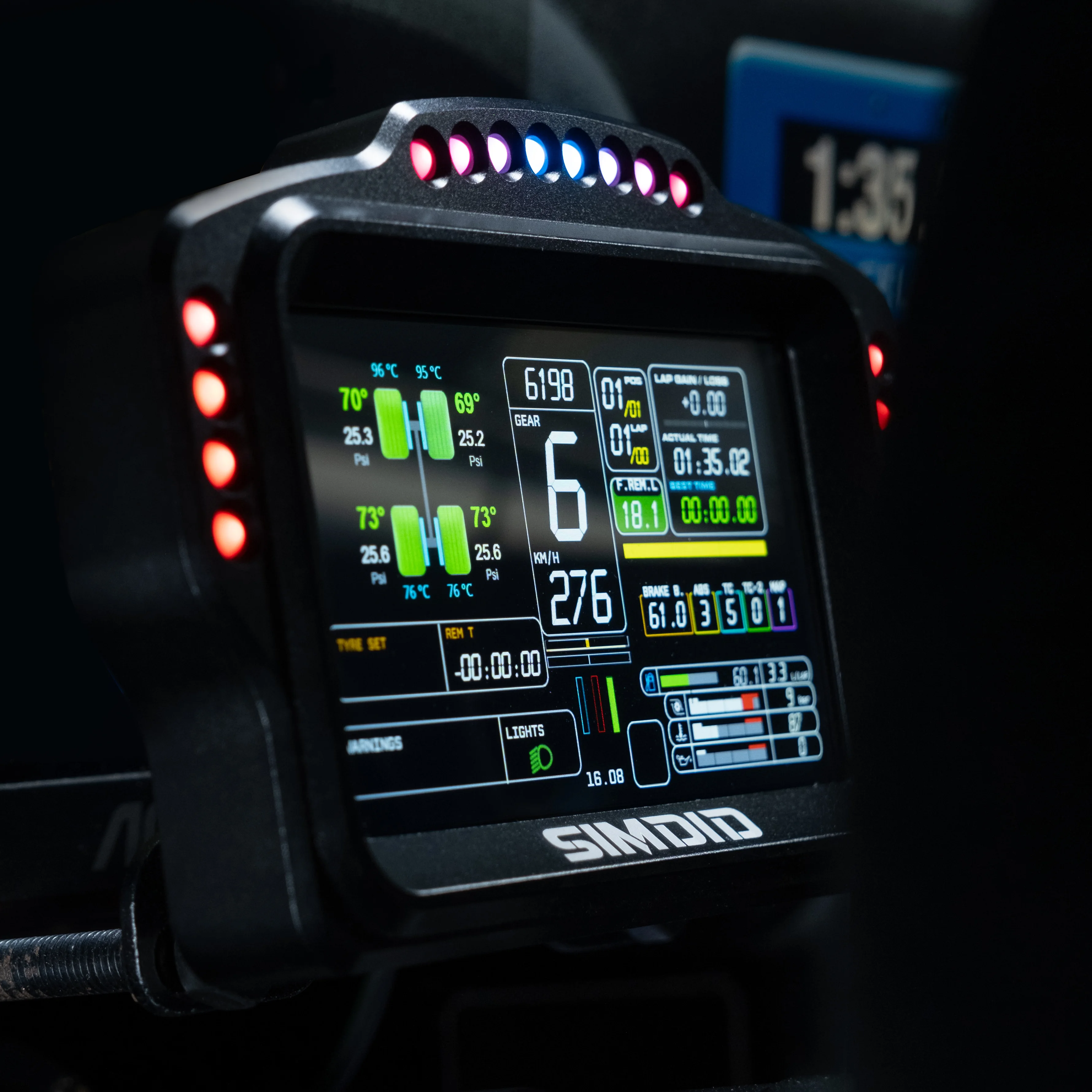 Simdid DV480 PRO Dashboard Sim - Sim Racing Dashboard Screen Display incelemesi ve fiyatı