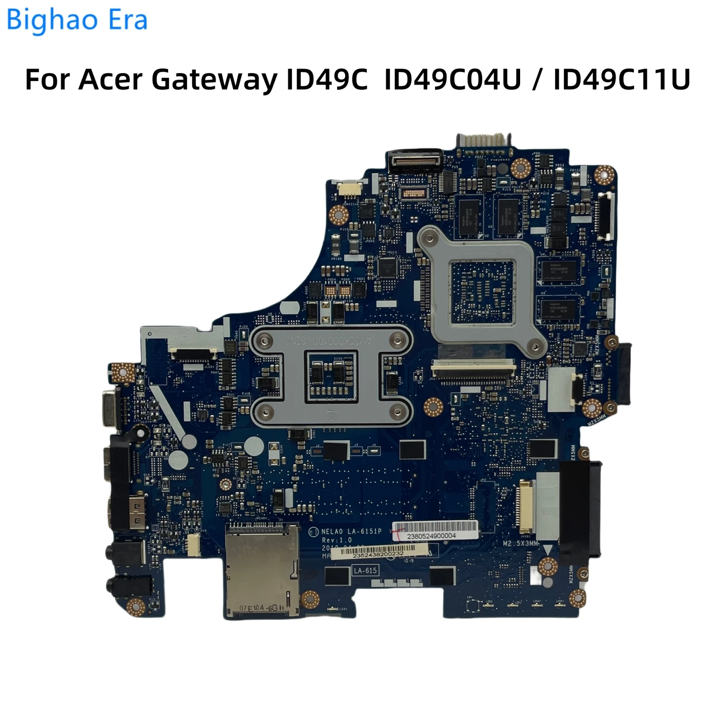 NELA0 LA-6151P For Acer Gateway ID49C04U ID49C11U ID49C Laptop Motherboard With GT330M 1GB-GPU MB.WMV02.001