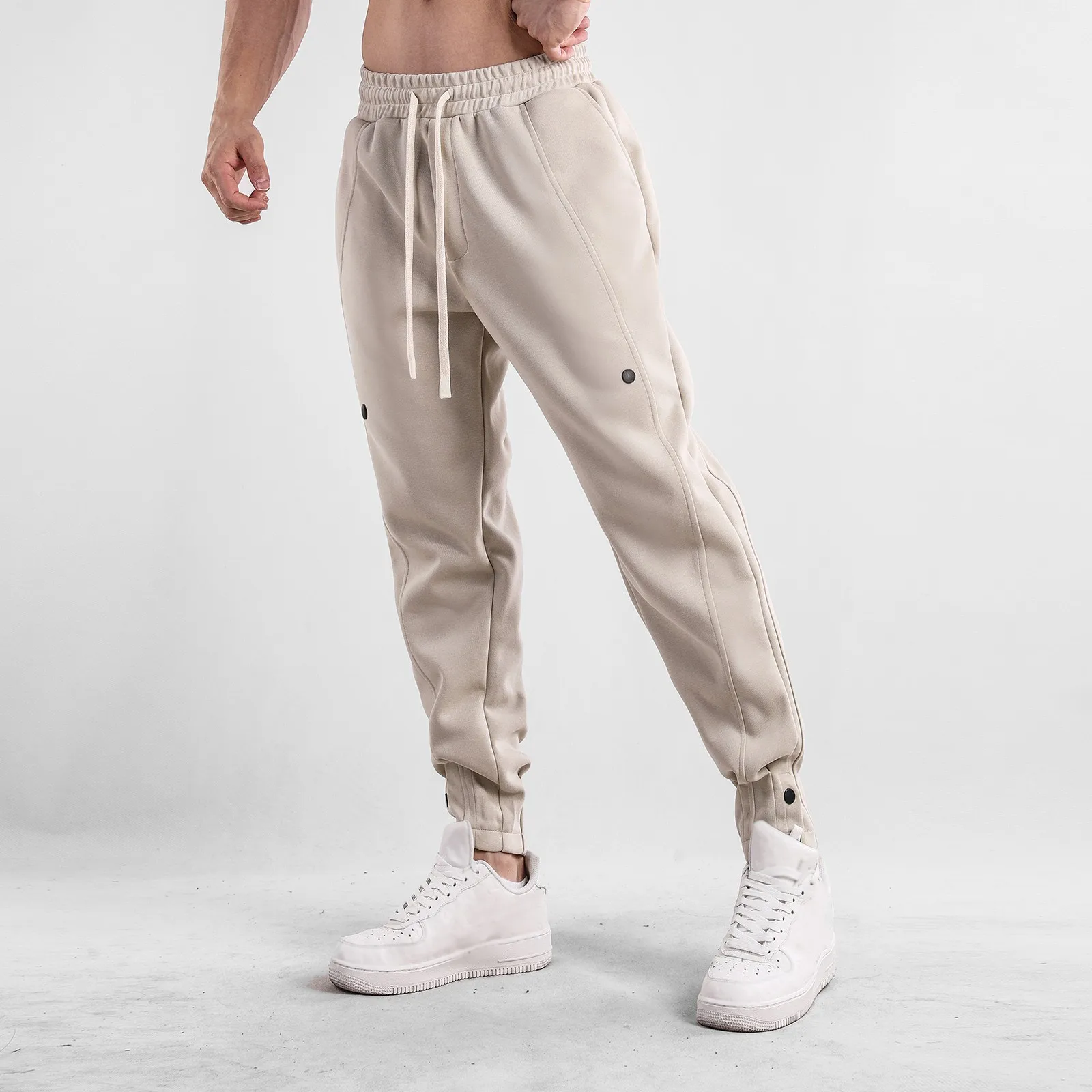 

Men's Casual Stretch Pants Slim Fit Elastic Summer Wrinkle Non Ironing Long Pants Plus Size Thickened Suit Trousers Men Clothing