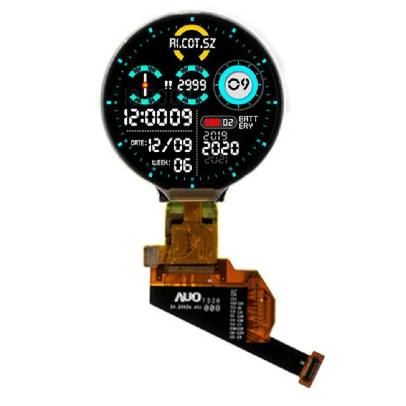 1.39 Inch H139BLN01.0 Oled 400*400 Round Amoled Display Panel With H-DMI To MIPI Drive Board Watch DIY Sunlight Readable