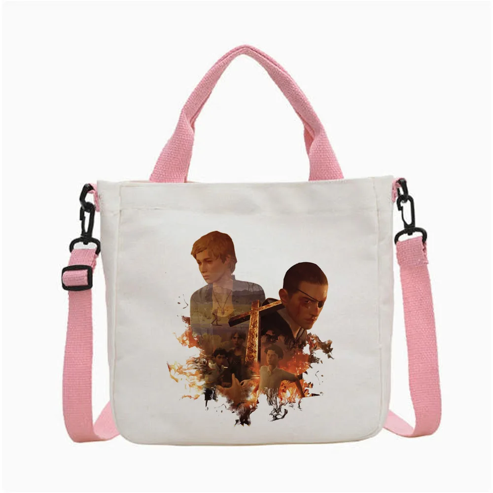 Life Is Strange tote bag shopping sac cabas canvas  shoulder  foldable femme