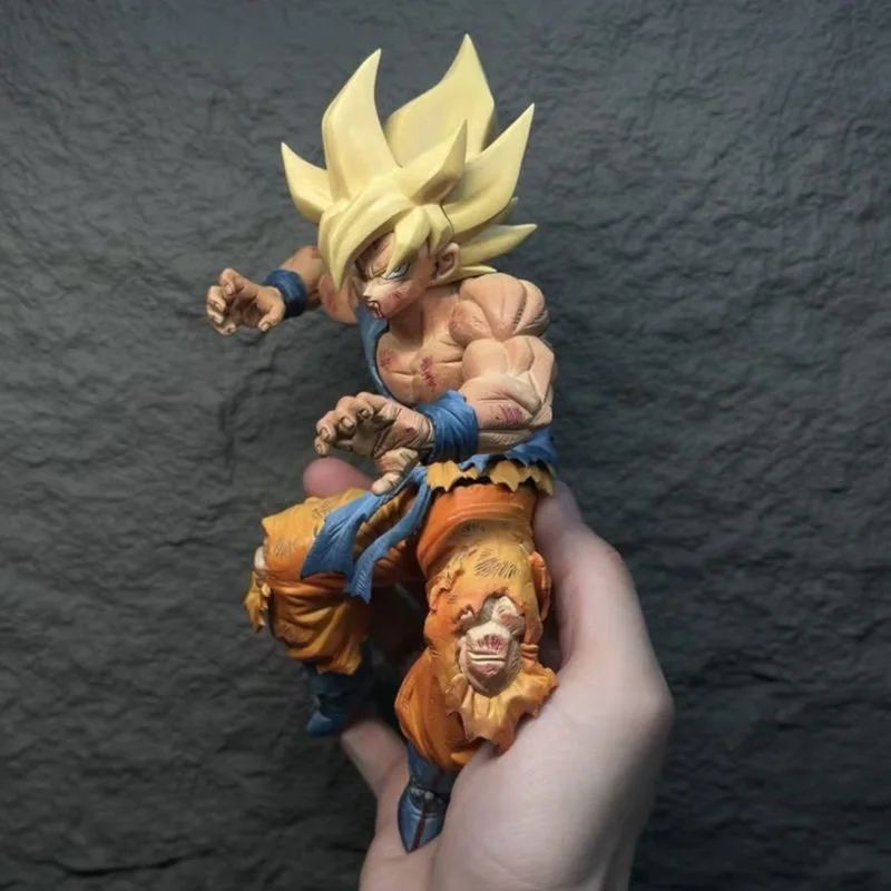 

Dragon Ball Son Goku Super Saiyan Action Figure - Customizable Collectible Toy Doll Statue for Kids Birthday Gift