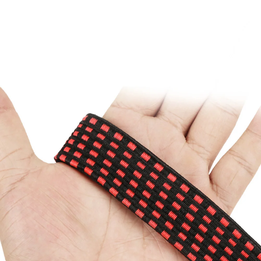

Elastic Bandage 2M Red Bike Luggage Strap Widened Design Durable Elastic Rope Adjustable Cords Heavy Duty Straps Luggage Rubber
