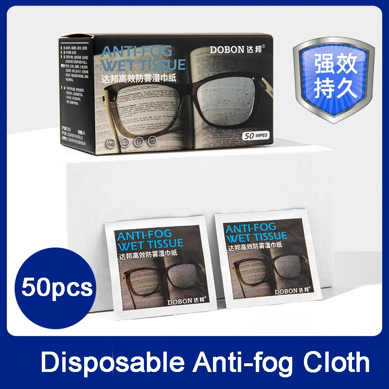 100pcs Disposable Anti-fog Glasses Cleaning Lens Wipes Wipes Non-alcohol Car Detailing Care Phone Wipe Screen Cleaning Cotton