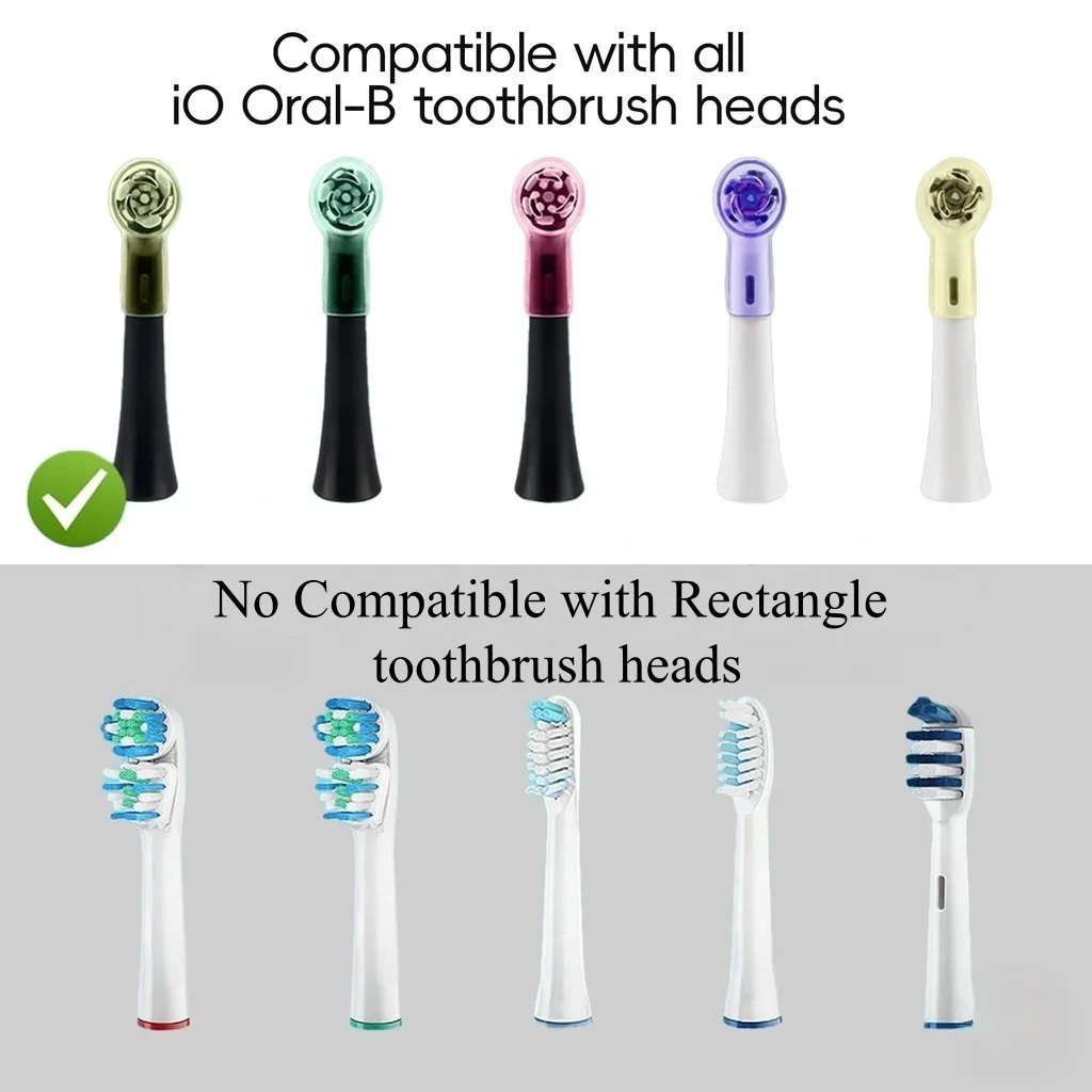 2-8 قطعة أغطية مقاومة للغبار لفرشاة الأسنان متوافقة مع واقي رأس فرشاة الأسنان الكهربائية من سلسلة براون أورال بي آند آي أو #5