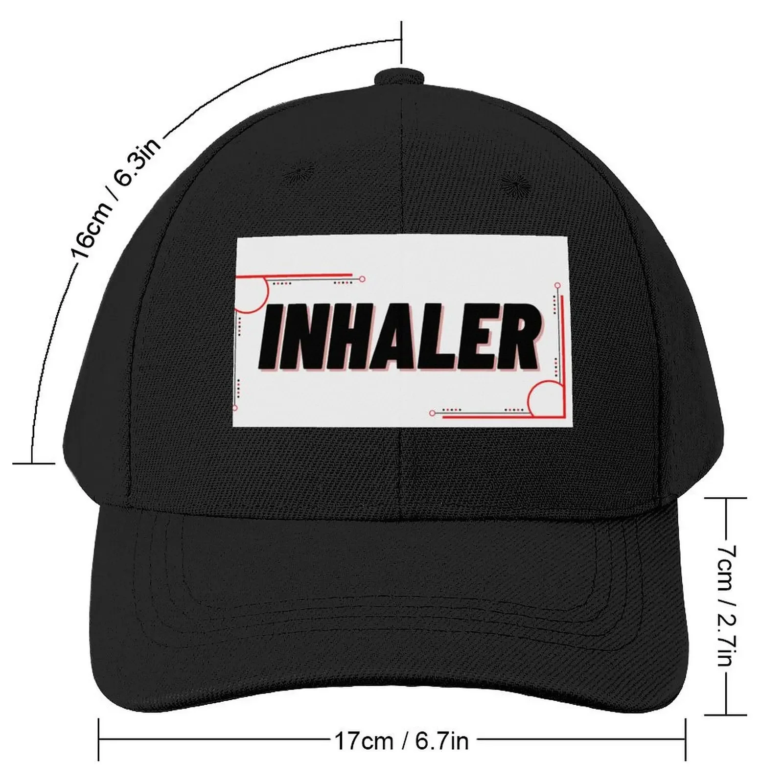 Inhaler Band Baseball Cap Vintage Thermal Visor Trucker Cap Luxury Woman Men's