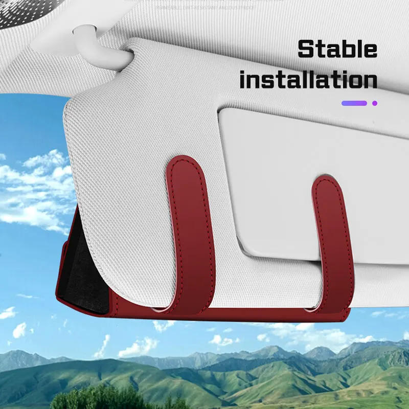 حافظة نظارات حاجب السيارة المحمولة يتدفقون الداخلية ل BYD ليوبارد 5 8 دينزا B5 B8 D9 DM-i N7 N8 صندوق النظارات الشمسية حامل النظارات