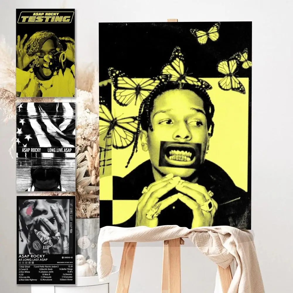 Poster HD Anime Hot Theme Singer/OST/Movie-Waterproof Self-Stick Home Decor Music Album Star A-Asap R-Rocky