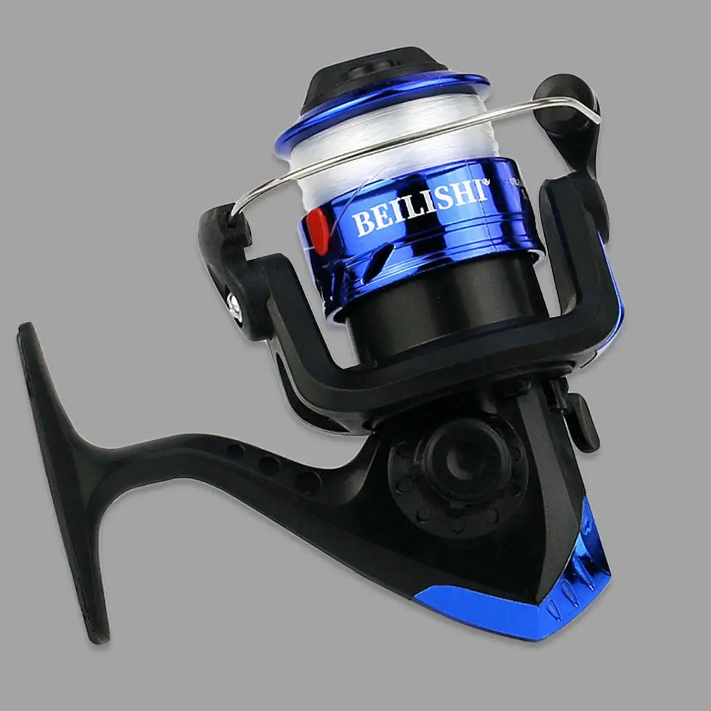 Carrete de Pesca Giratorio de Metal, Plegable, Ultraligero, para Agua Salada, DK200, Accesorios de Pesca en Agua Salada