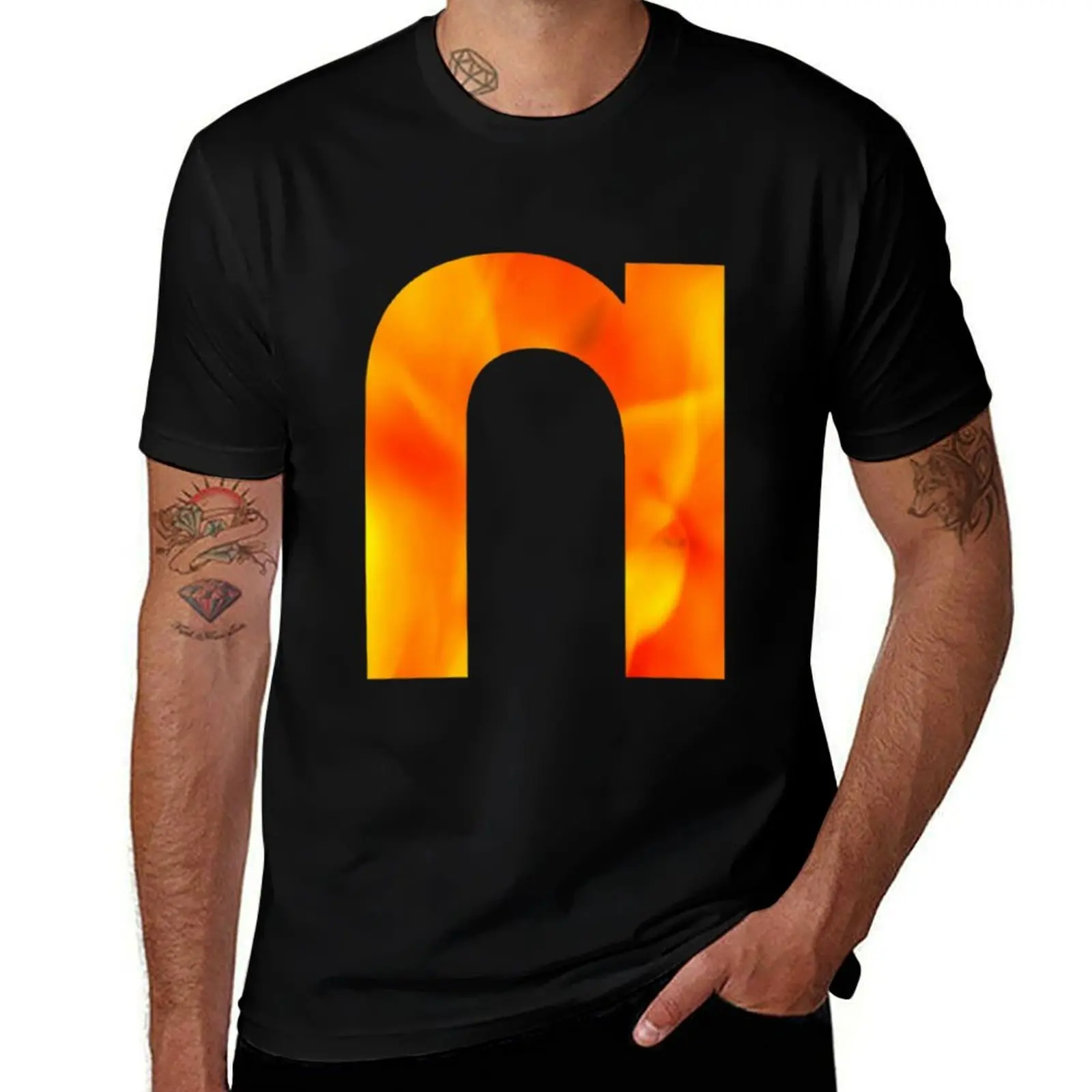 Lava Nine Fire T-Shirt cotton t-shirt plain for man package T-Shirt