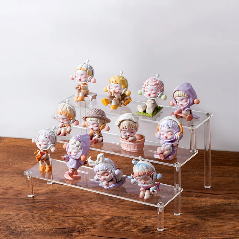 

20-50cm Acrylic Risers Display Stands,Perfume Organizer Display Shelf Cupcake Stand Holder,Display Risers for Figures,Decoration