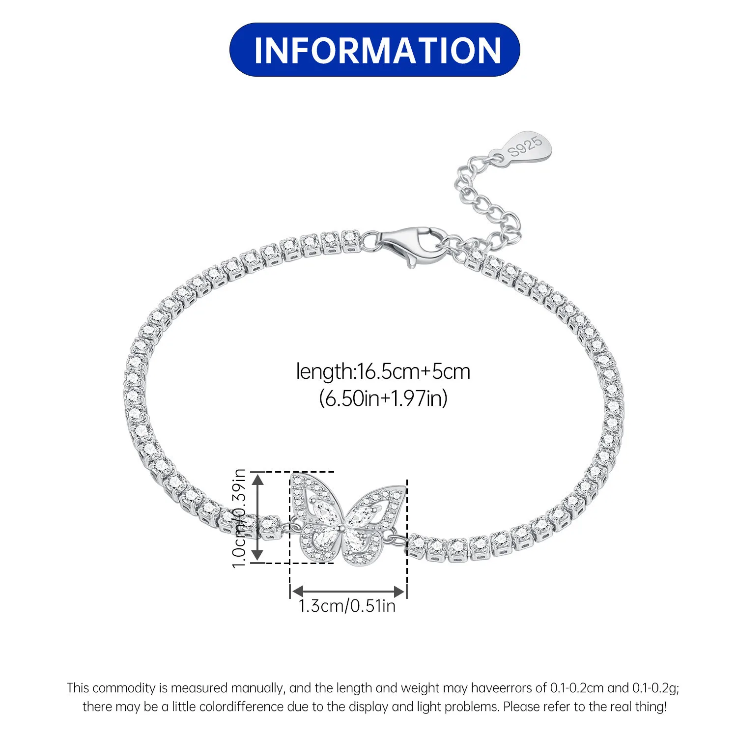 Neues doppellagiges Kettenarmband aus 925er-Sterlingsilber mit elliptischem Zirkon, Kettenglied, Damenarmband, Geburtstag, Festival, Schmuck, Geschenk – Detail 26