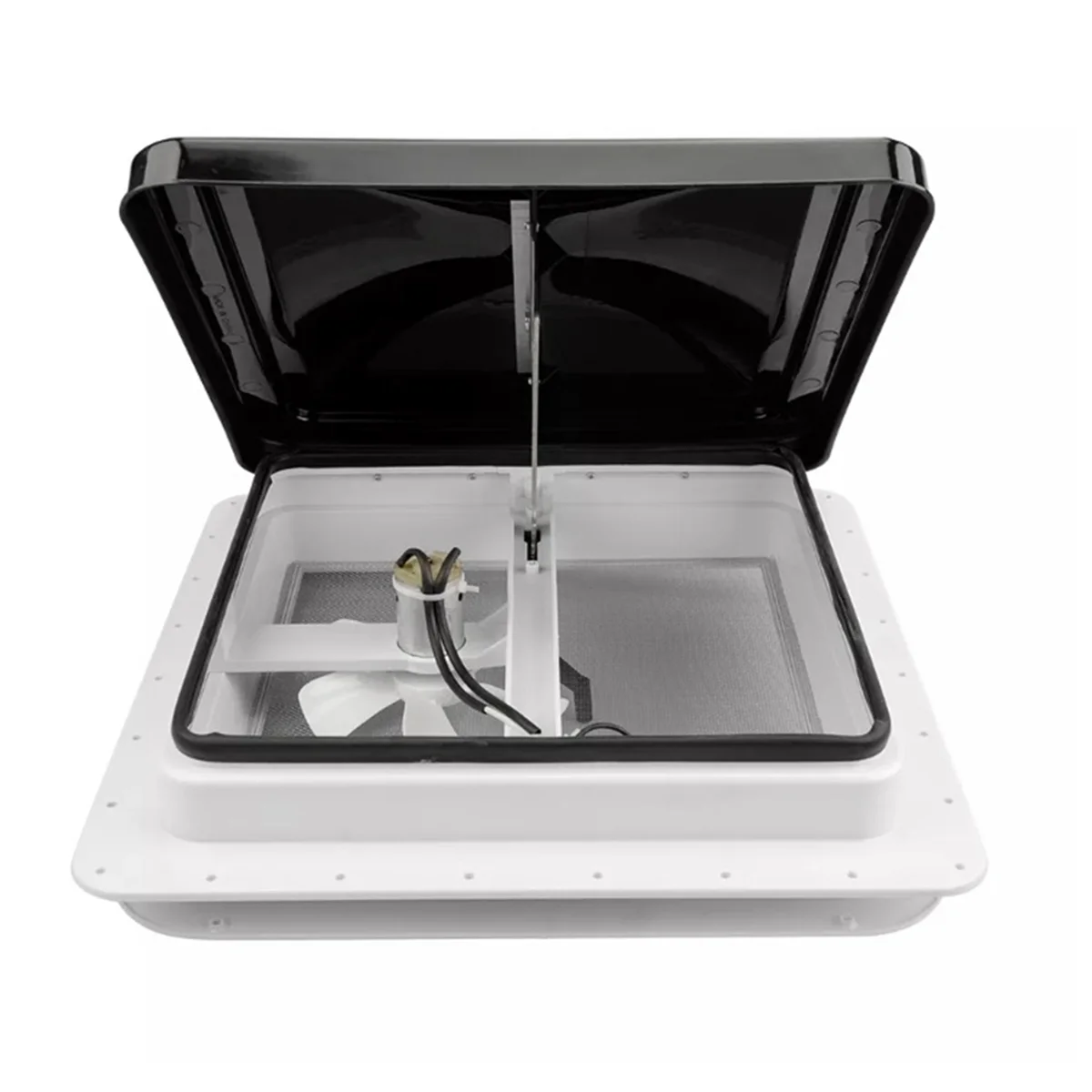 RV تنفيس مروحة استبدال 6 بوصة RV العادم الحمام التهوية سقف مروحة السقف 12 فولت D-حمود المحرك شفرات مروحة بيضاء