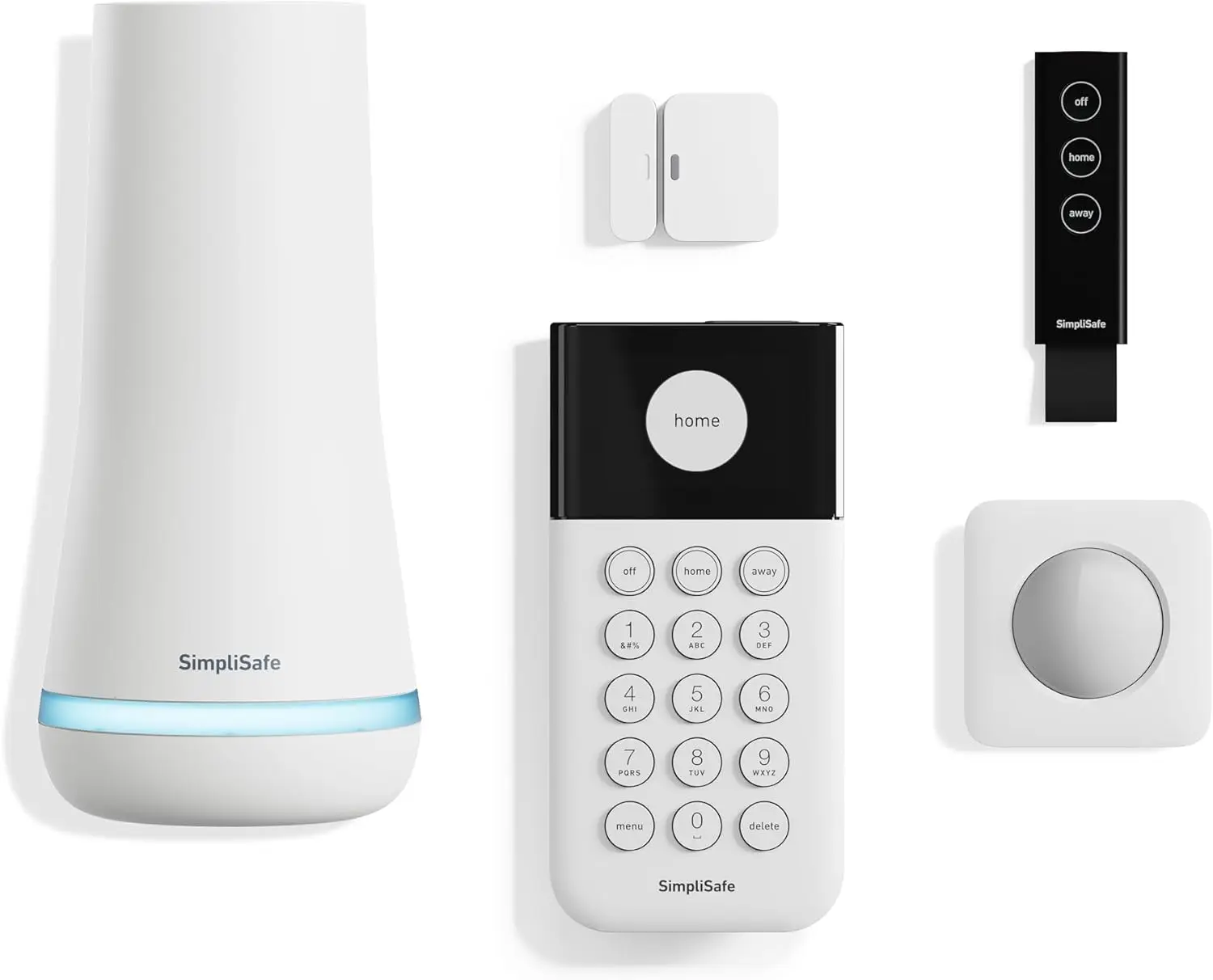 

5-Piece Wireless Home Security System with Optional Monitoring, Alexa & Google Assistant Compatible