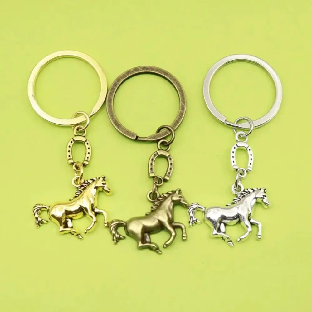 

Metal Keychain Western Cowboy Keychain Vintage Style Casual Style Stallion Charm Keyring Creative Design Personal Accessories