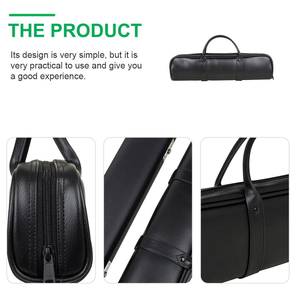 

16-Hole Flute Bag Black Protective Case Portable Carrying Storage for Music Instrument Outdoor Use
