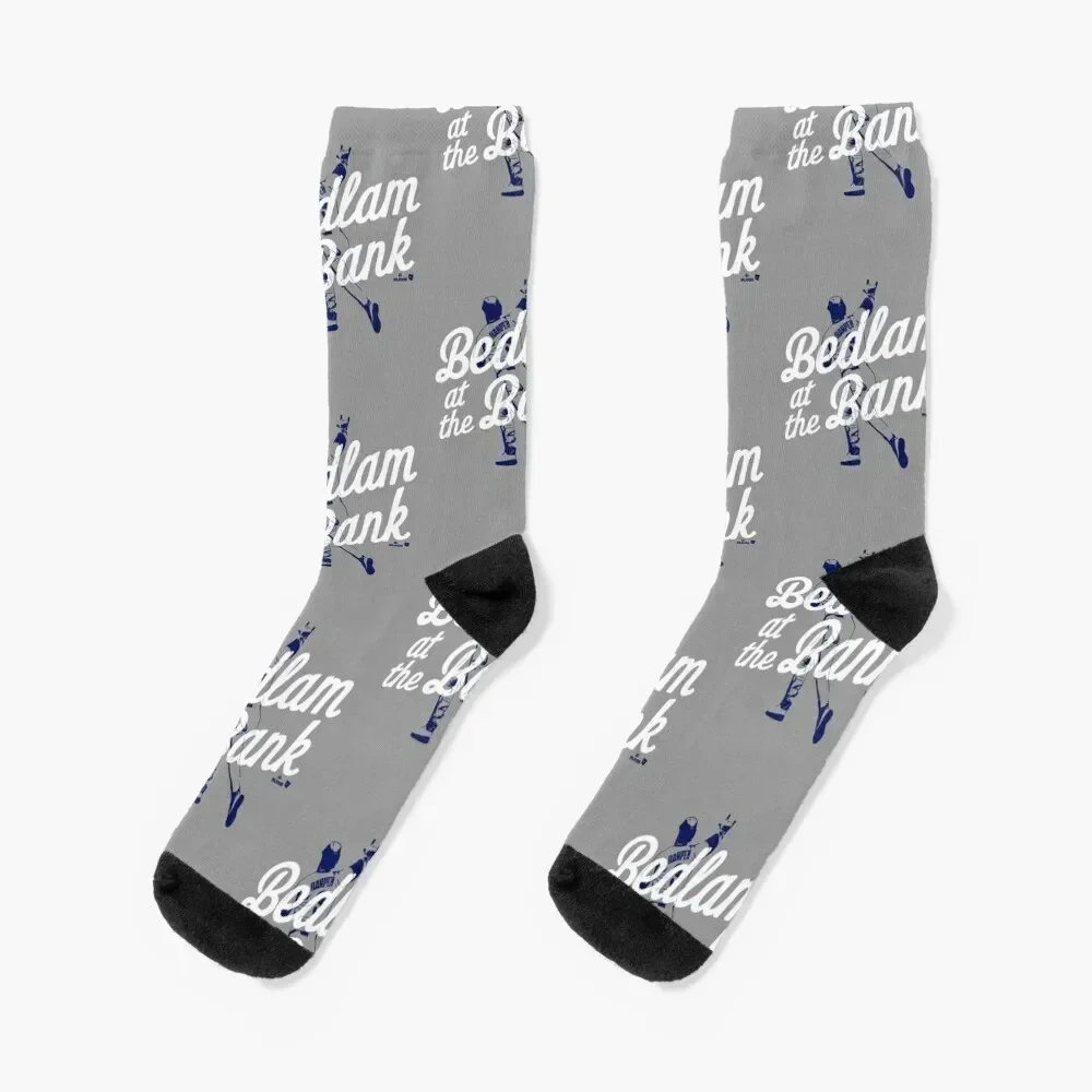 

Bryce Harper Bedlam at The Bank Socks soccer anti-slip floral Socks For Girls Men's