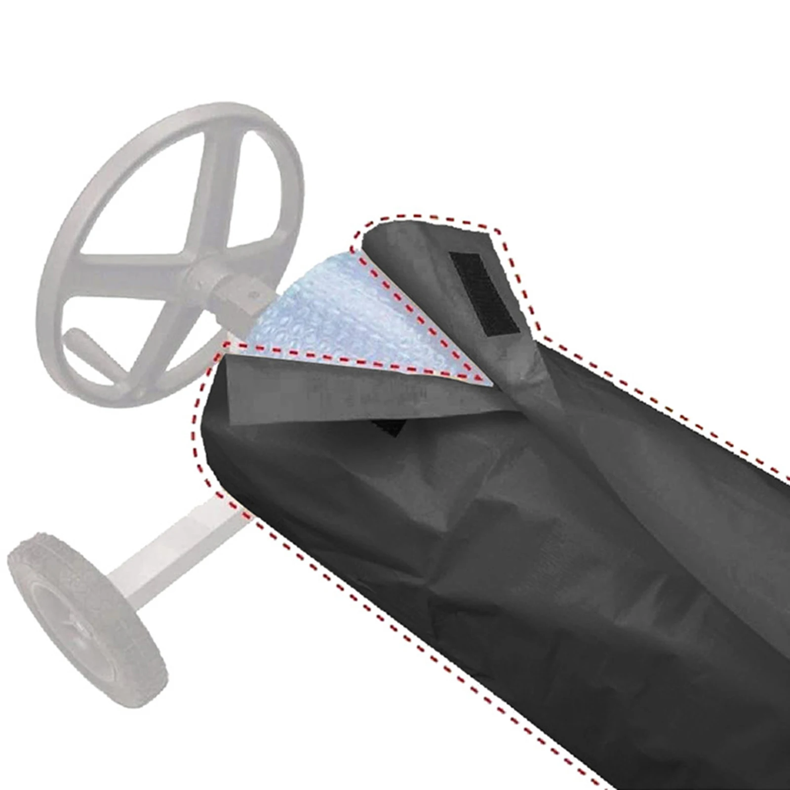 Swimming Pool Solar Blanket Reel Roller Protective Designed Assist in Maintaining Pool and Water Temperature Swimming