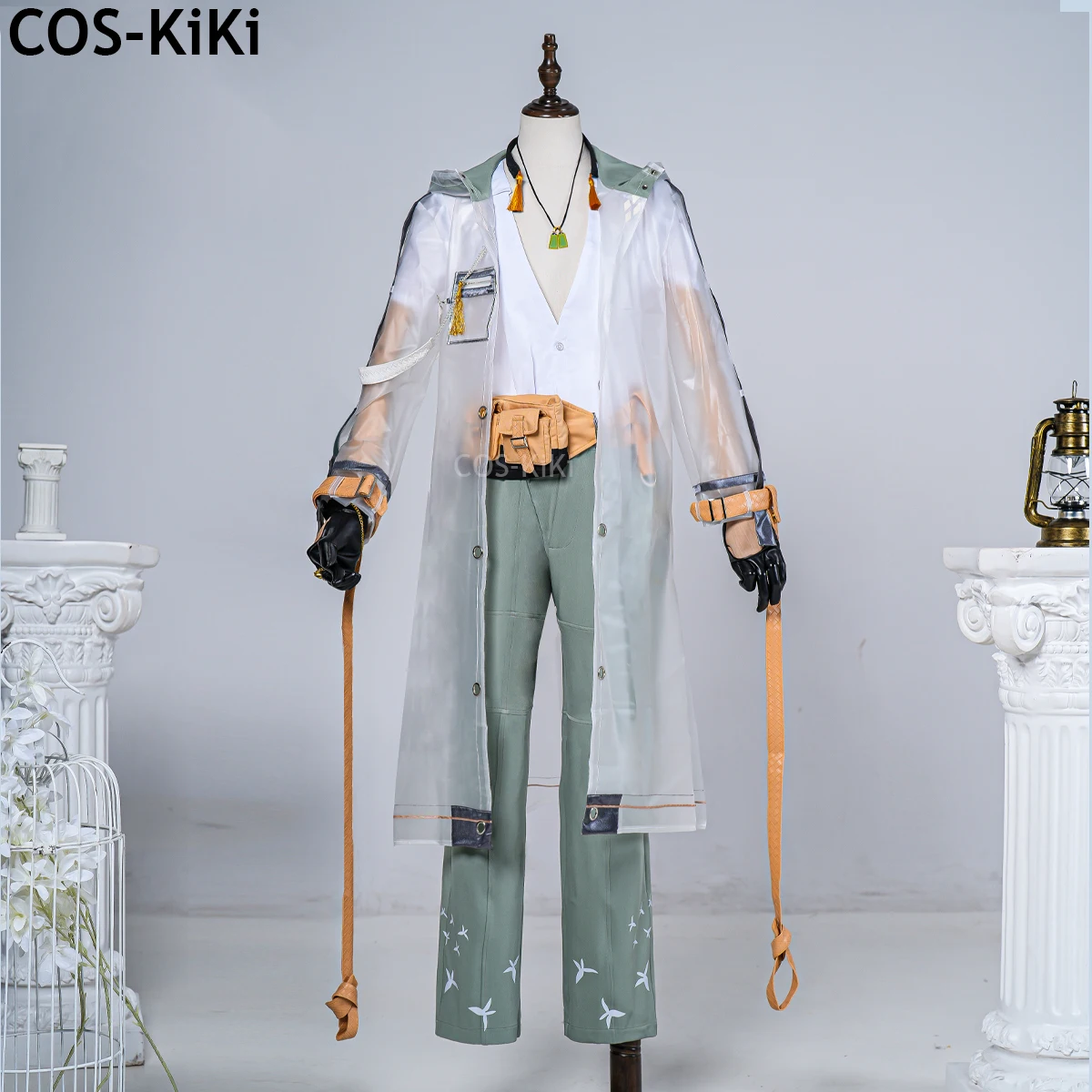 COS-KiKi Nu: Carnival Quincy Rainy Season SSR Game Suit Cool Handsome Uniform Cosplay Costume Halloween Party Role Play Outfit