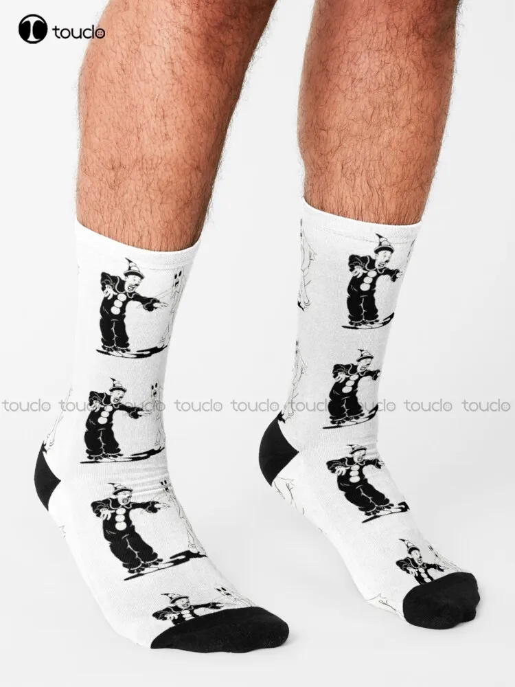 Koko The Clown Socks Youth Socks Unisex Adult Teen Youth Socks 360° Digital Print Harajuku Streetwear Gd Hip Hop Gift Retro Art