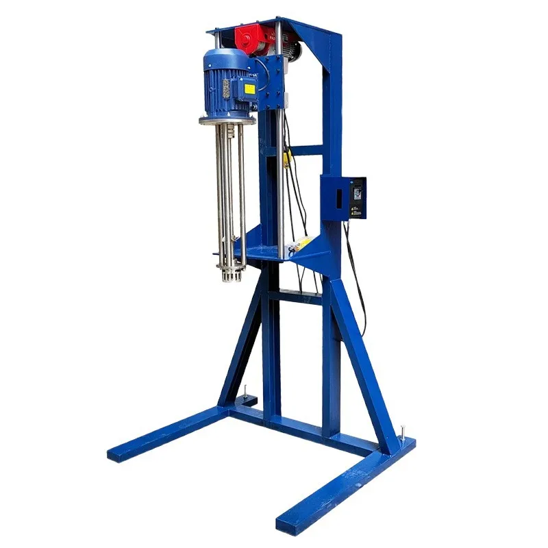 High-power electric homogenizing emulsifier, stainless steel emulsifying head variable frequency speed regulation