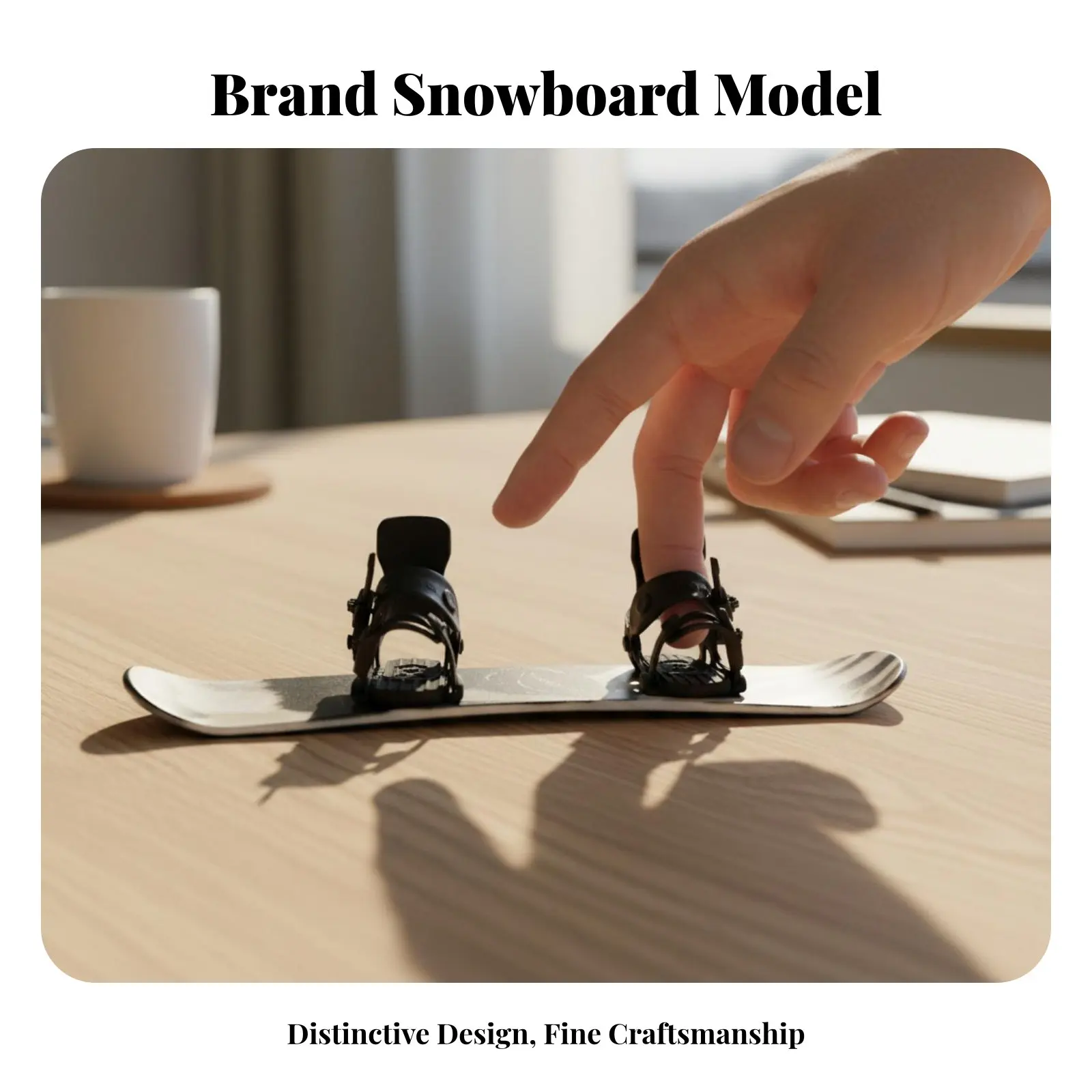 

Finger Snowboard Realistic Mo Relax L Miniature Snowboard Mo Relax L Sports Memorabilia Collectible Series for Snowboar Relax Rs