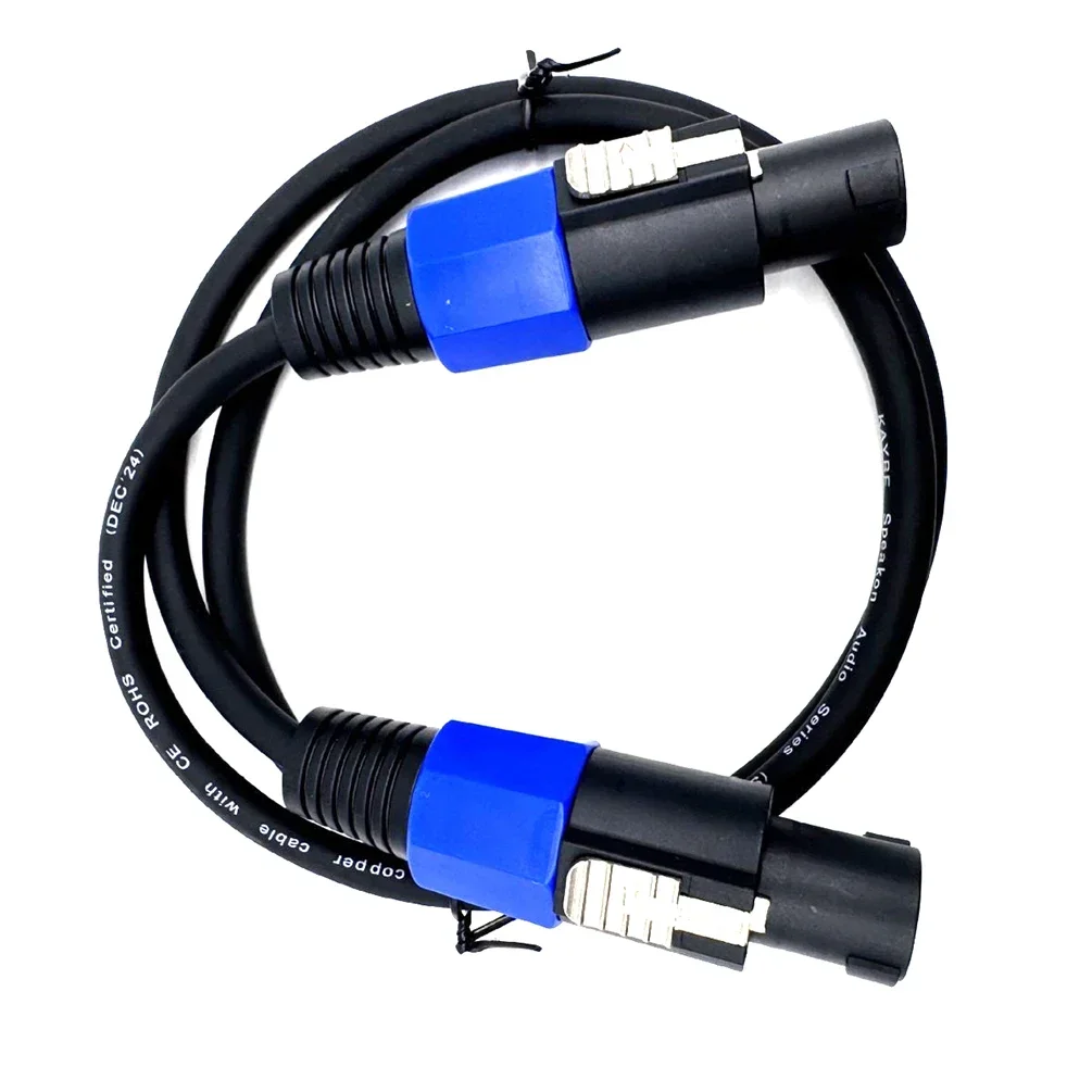 Speakon Male to Male Speaker Cable 12AWG Pro Grade - Twist Lock Connectors, DJ/PA Systems, 1M/2M/3M/5M Length Options