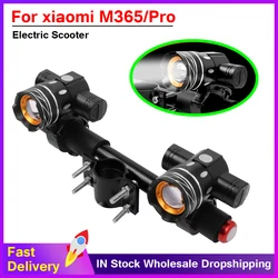 LED Lamps Headlight USB Rechargeable Zoomable Bike Light for Xiaomi 1S M365 PRO2 Ninebot Max G30 Electric Scooter Accessories