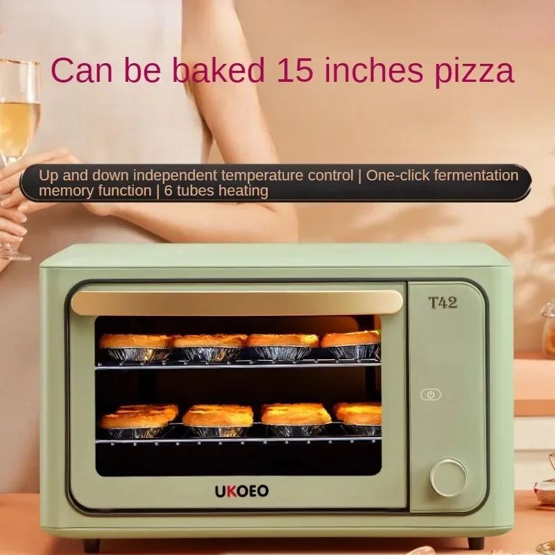 Horno eléctrico para hornear en casa, Mini Horno multifuncional para Pizza, L de capacidad de 40 electrodomésticos de cocina, nuevo