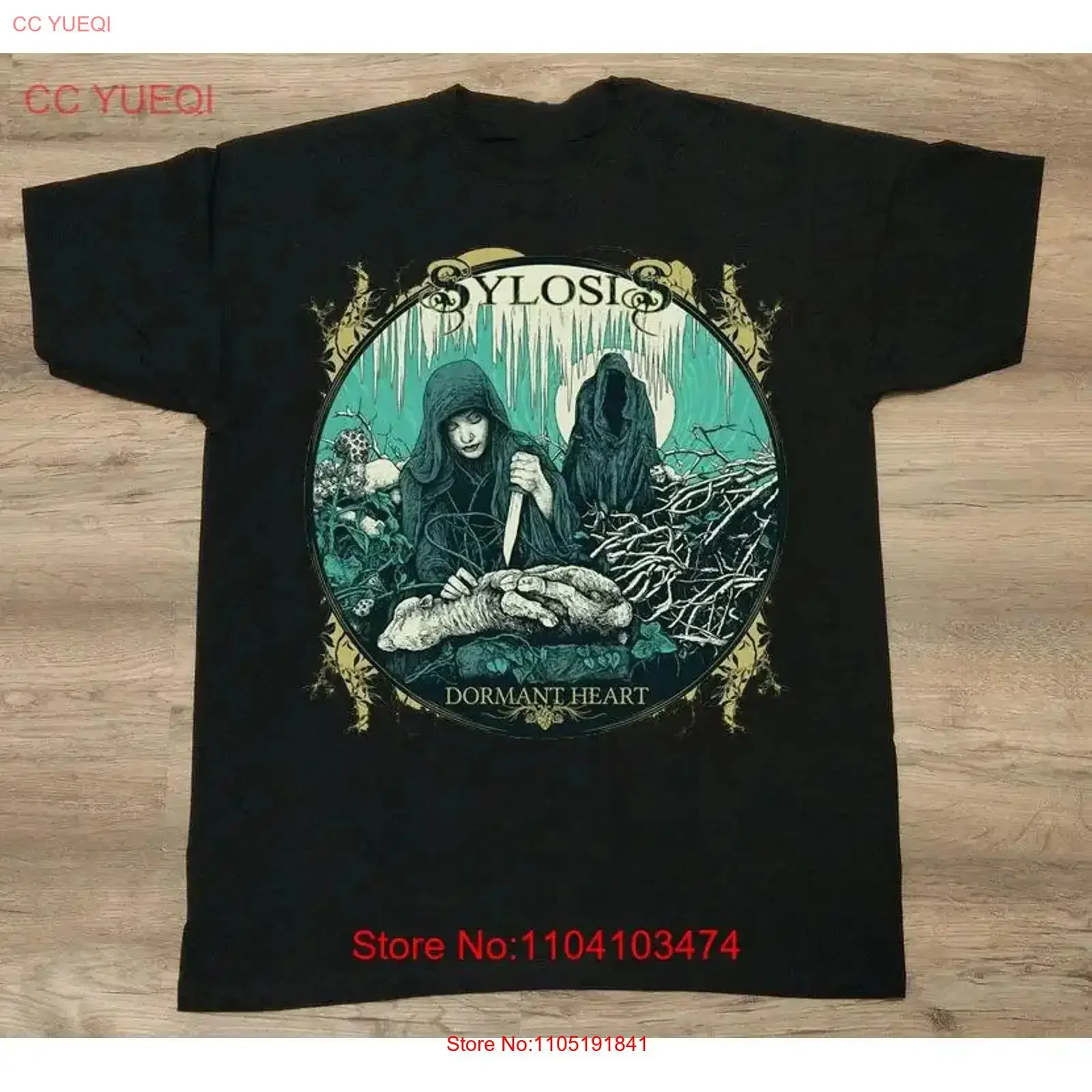 

Sylosis Band Logo 100 Cotton All Size T Shirt For Fan KK557 vintage Washed Top For Everyday Wear Soft Casual Stylish