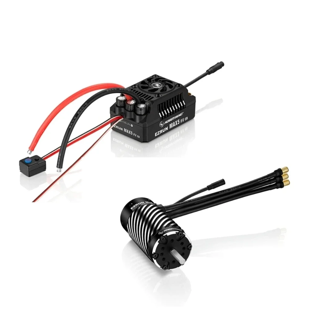 EzRun MAX5 HV G2 Sensored Brushless ESC Controlador de velocidade à prova d'água 56118 SD G2 Motor para modelo de carro 1/5 RC Buggy