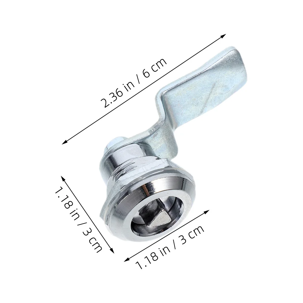4 قطعة قفل كامة مثلث من سبائك الزنك للخزائن، تصميم جمالي سهل التركيب لقفل درج مجمع المكتب المنزلي #3